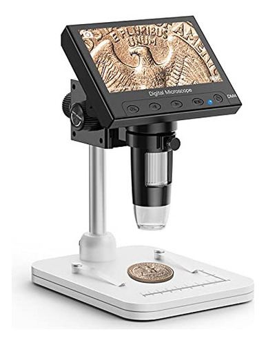 Microscopio Digital Lcd De Monedas Elikliv Edm4 Para Windows Color DM 4