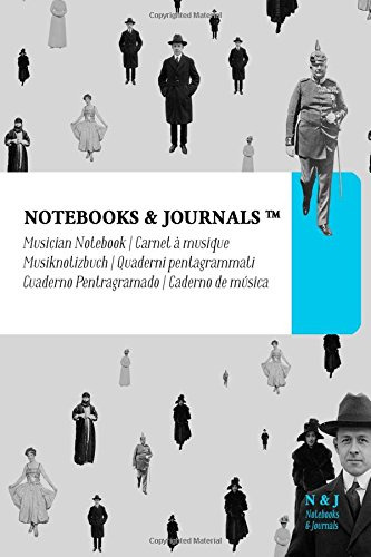Cuaderno De Musica Notebooks & Journals Gente -coleccion Vin