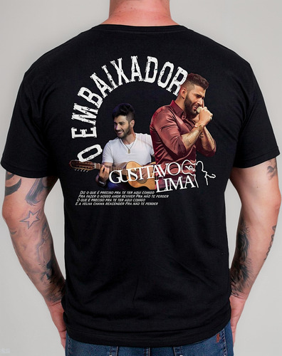 Camiseta Gustavo Lima Estilo, Conforto E Paixão Sertaneja!