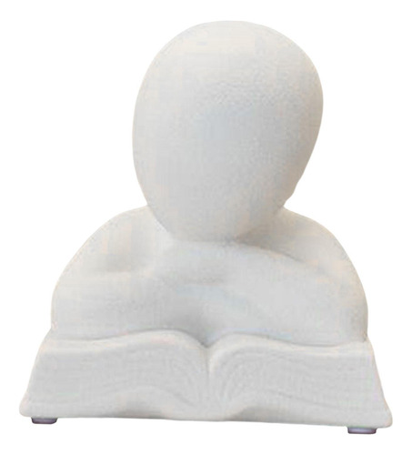 Estatuilla Abstracta Escultura Decoración Del , Lectura