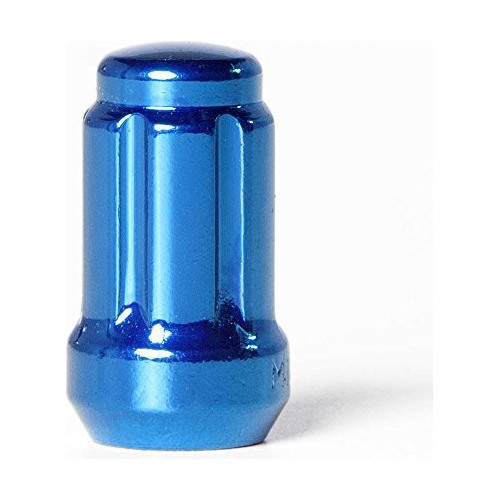 Spline Drive Tuner Acorn Lug Nuts Azul 12x1.25 Acero Fo...