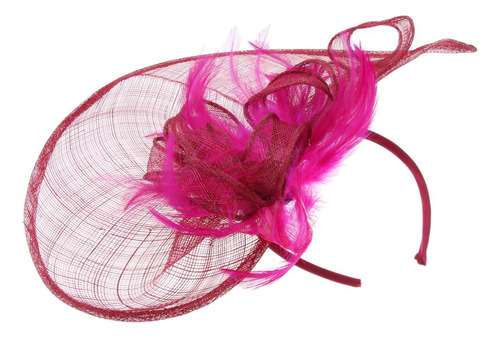 Chapéu Fascinator Hairband Chapéu De Festa Flower Derby Com