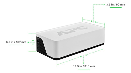 Ups Apc Back-ups Be1050g3 1050va Com 6 Saídas De Bateria