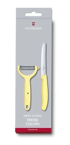 Cuchillos Victorinox Set 2 Pzas Amarillo 6.7116.23l82 