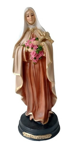 Santa Teresa Del Niño Jesús De 33cm Figura De Resina