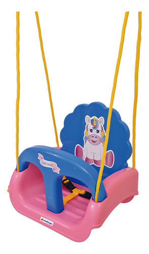 Hamaca Unicornio 3 En 1 Infantil P/ Bebes Niños Columpio 