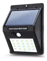 Comprar Reflector Led Solar Con Sensor Movimiento 20 Leds Exterior