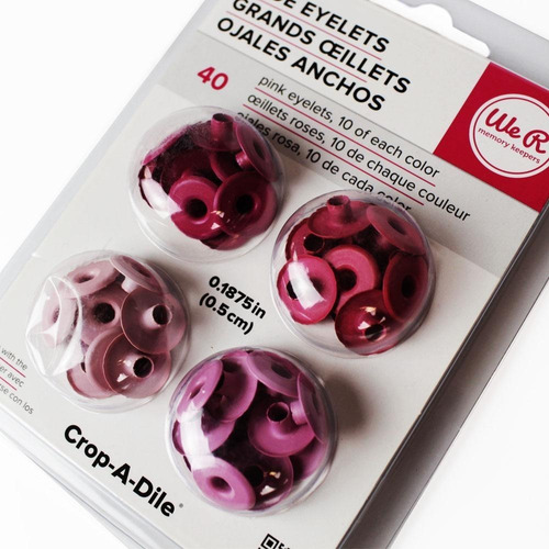 Wide Eyelets Pink - We R