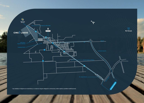 Imagen 15 de 16 de Cinco Lagos Ibarlucea - Terreno 800m2 - Barrio Privado