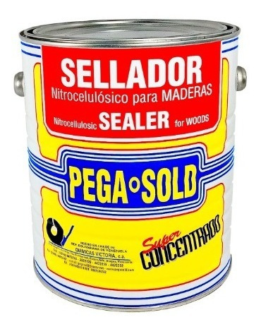 Sellador Super Concentrado Madera Pega Sold 1/4 De Galon