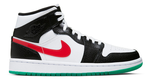 Zapatillas Jordan 1 Mid Alternate Swooshes Red Bq6472_063