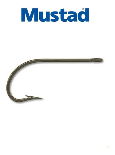 Anzuelo Mustad 3407 Br Número 14/0 Cazón - Tiburón- Pesca
