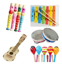 Comprar Kit Com 5 Instrumentos Musicais Infantis Montessorianos 