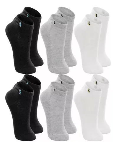 Kit 6 Pares Meia Masculina Lupo Cano Curto Algodão