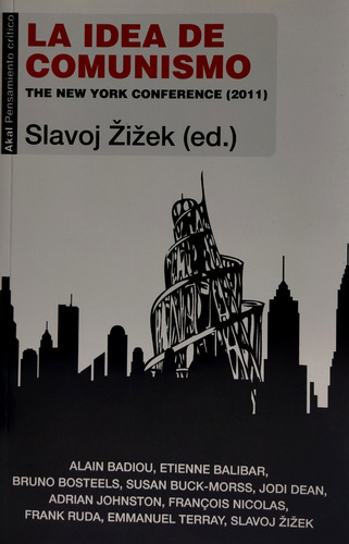 Libro La Idea De Comunismo, Slavoj Zizek, Ed. Akal