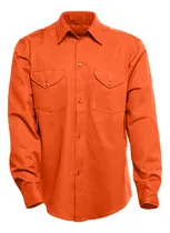 Comprar Camisa Manga Larga Clásica De Trabajo Tela Grafa 70