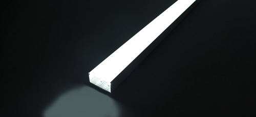 Kit Perfil Sobrepor 2m 40x20 + Fita 240 Leds Dupla + Fonte