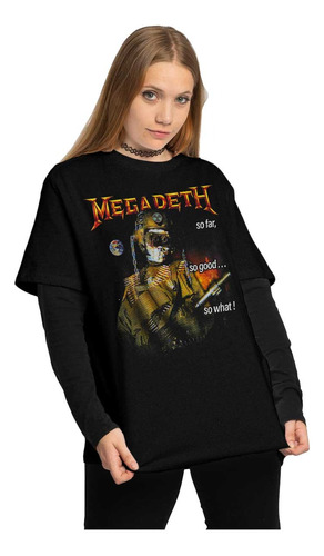 Megadeth 890 So Far, So Good... So What! Polera Dtf