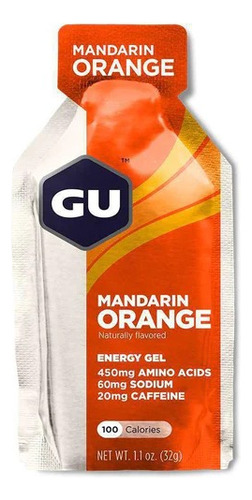 Gu Energy Gel 32grs Pack 12 Unidades Sabor Naranja