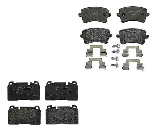 Jgo Balatas (bajos Metales) Tras+del Audi Q5 12/17 Brembo