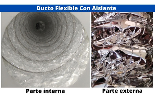 Imagen 2 de 2 de Ducto 6 Pulgadas Ventilacion Con Aislante De Ruido