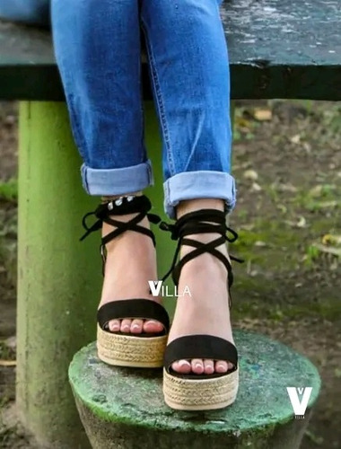 Imagen 6 de 6 de Hermosas Plataformas Alto Del Tacón 12cm Marca Villa