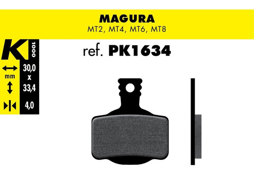 Pastillas De Freno K1000; Magura Mt2, Mt4, Mt6, Mt8