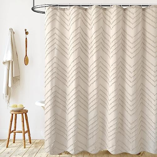Turkio Cortina De Ducha Boho Beige 72 X 72 Cortina De Ducha