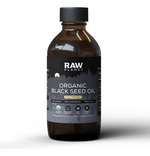 Raw Planet Aceite De Semilla Negra (4 Onzas)