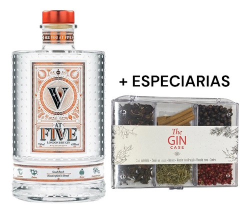  Gin At Five London Dry - 750 Ml