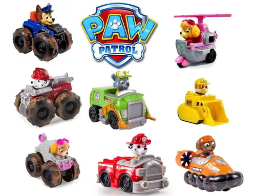 Paw Patrol Vehiculo Figura Surtido De Personajes Educando