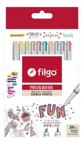 Comprar Resaltador Filgo Multilighter Fun Estuche 20 Doble Punta Csi