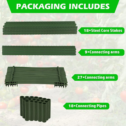 Soporte Para Plantas De Jaula De Tomate De 48 Pulgadas Para