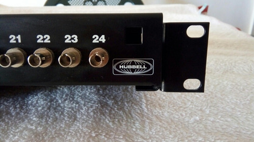 Bandeja Fibra Óptica 24 Puertos St St Hubbell Rack Mount (Usado)
