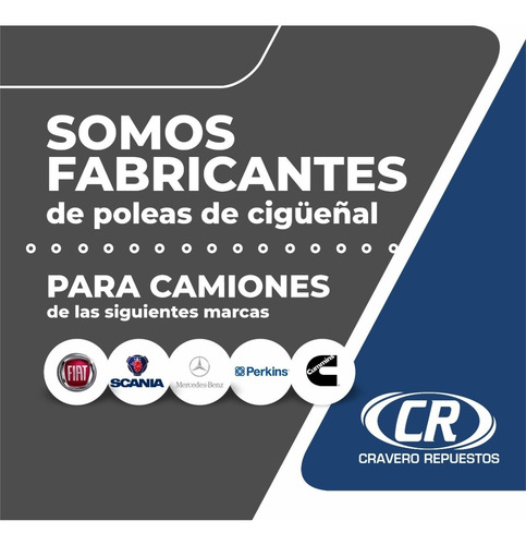 Polea Cigüeñal Motor Cummins Para Ford 14000