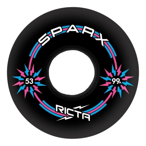 Roda Ricta Sparx  53mm 99a Black  Importada