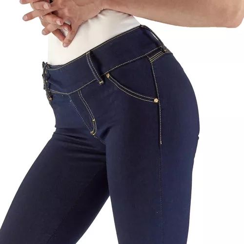 Jeans Lee Mujer Skiny Pretina Ancha A52