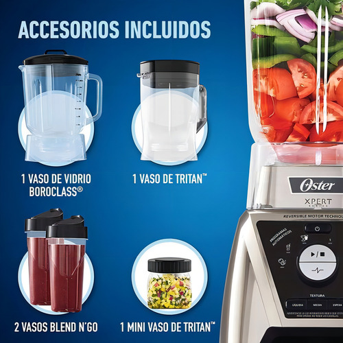Licuadora Xper Series Oster 2119318 Blst3bcag Niquelada