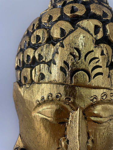 Máscara Do Buda - Decor Parede - 25cm.