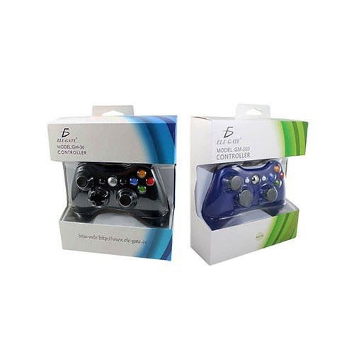Imagen 1 de 5 de Control Gamepad Xbox 360 Alambrico Usb Pc Windows10 Ele-gate