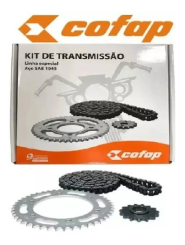 Kit Relação Yamaha Ybr 125 Factor 2010 Original Cofap