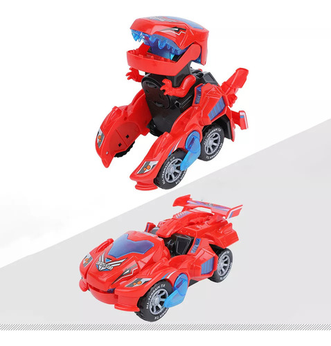 O Dinosaur Transformer Car Toy - Pull Back Dino Race Car
