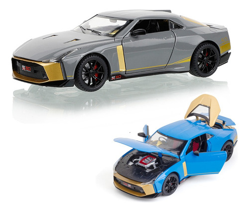 Nissan Gt R50 50th Edición Limitada Miniatura Metal Coche