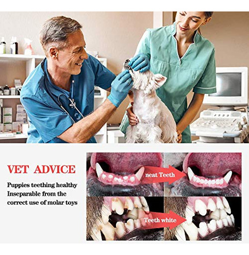 Juguetes Masticables Para La Dentición De Cachorros, De 2 A