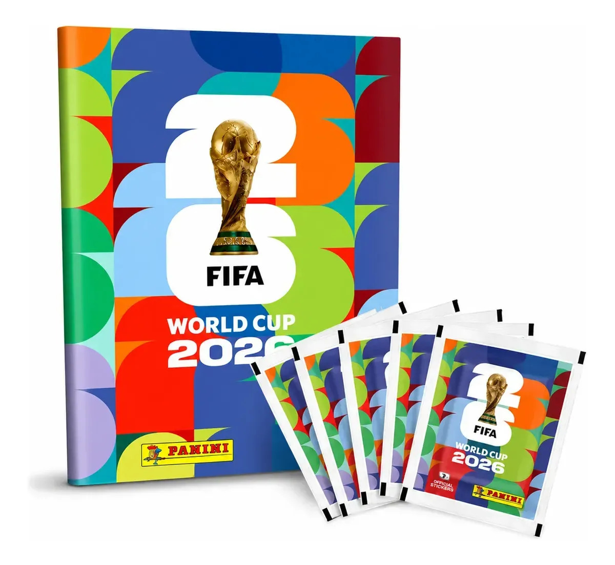 Album Copa - Capa Dura + 70 Figurinhas Panini 2026