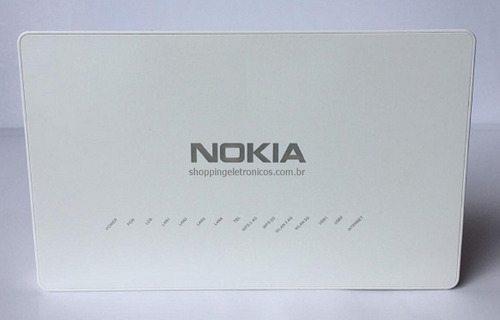 Imagem 1 de 4 de Onu Nokia G-140w-c Gpon 4ge Lan Com Wifi Dual-band 2.4g/5.8