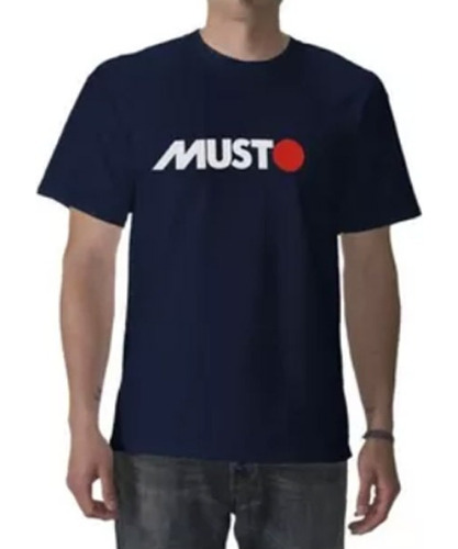 Remera Musto Logo Sailing Nautica 100% Algodón 