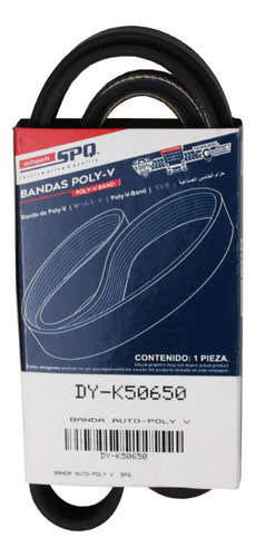 Banda Auto-poly V Sl 91-91 Guías: 5 Longitud: 65 Pulgadas