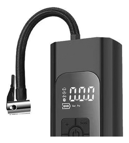 Compresor De Aire Portátil De 12 V Con Con 1 Cable Usb