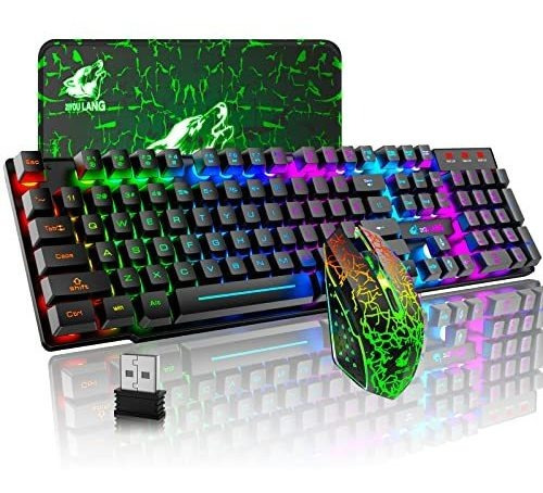 Kit De Teclado Y Mouse Para Juegos Sin Cables